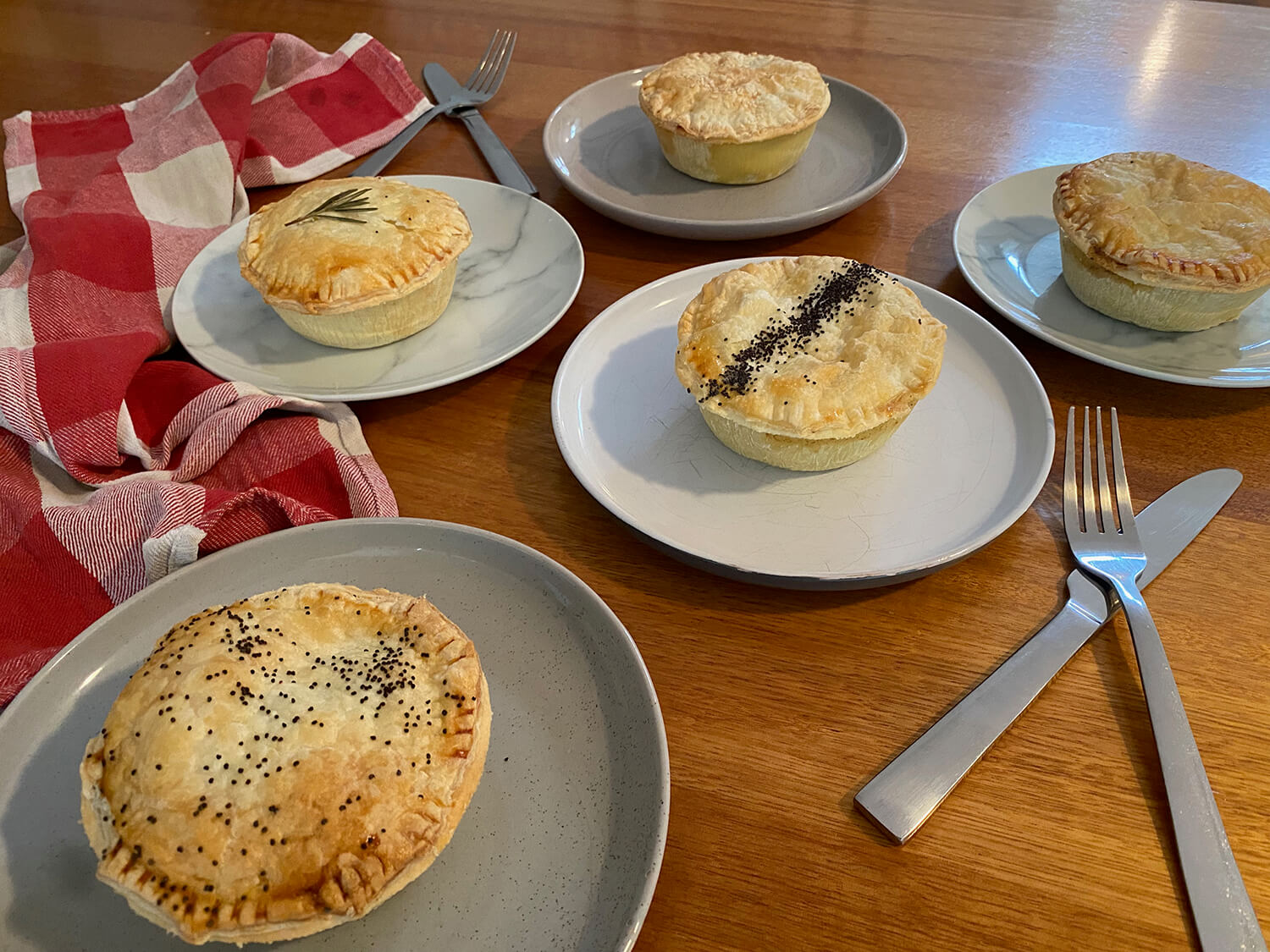 Savoury Pastries including pies and sausage rolls