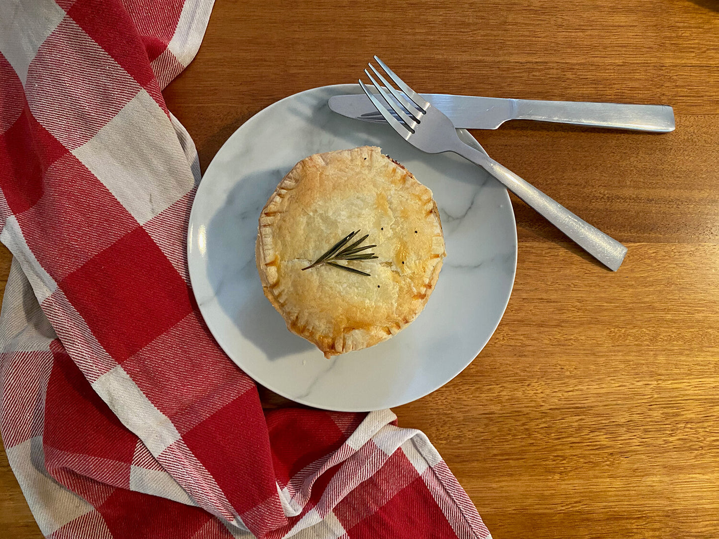 Lamb and Rosemary Pie