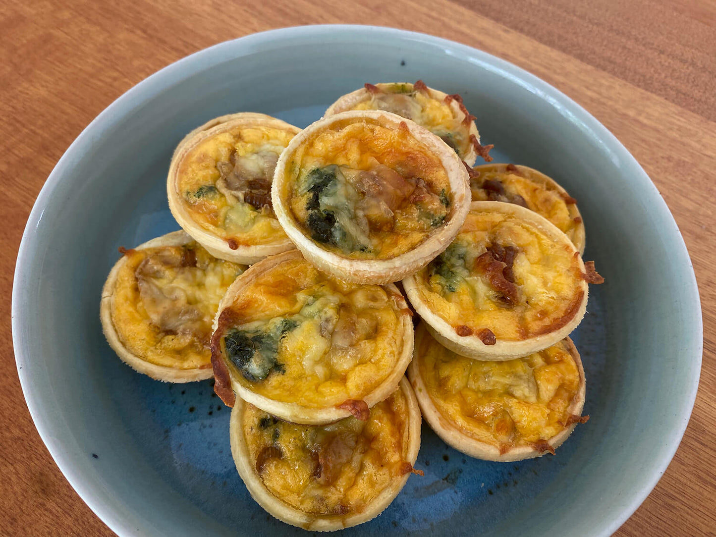 Mini Spinach Quiche