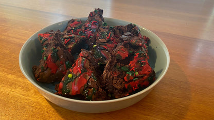 Chocolate Brownie Pack - Christmas Decorated