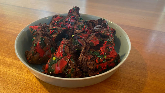 Chocolate Brownie Pack - Christmas Decorated
