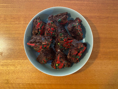 Chocolate Brownie Pack - Christmas Decorated